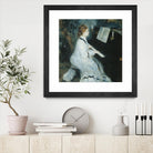 Femme au piano by Auguste Renoir on GIANT ART - white figurative piano