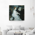Femme au piano by Auguste Renoir on GIANT ART - white figurative piano