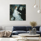 Femme au piano by Auguste Renoir on GIANT ART - white figurative piano