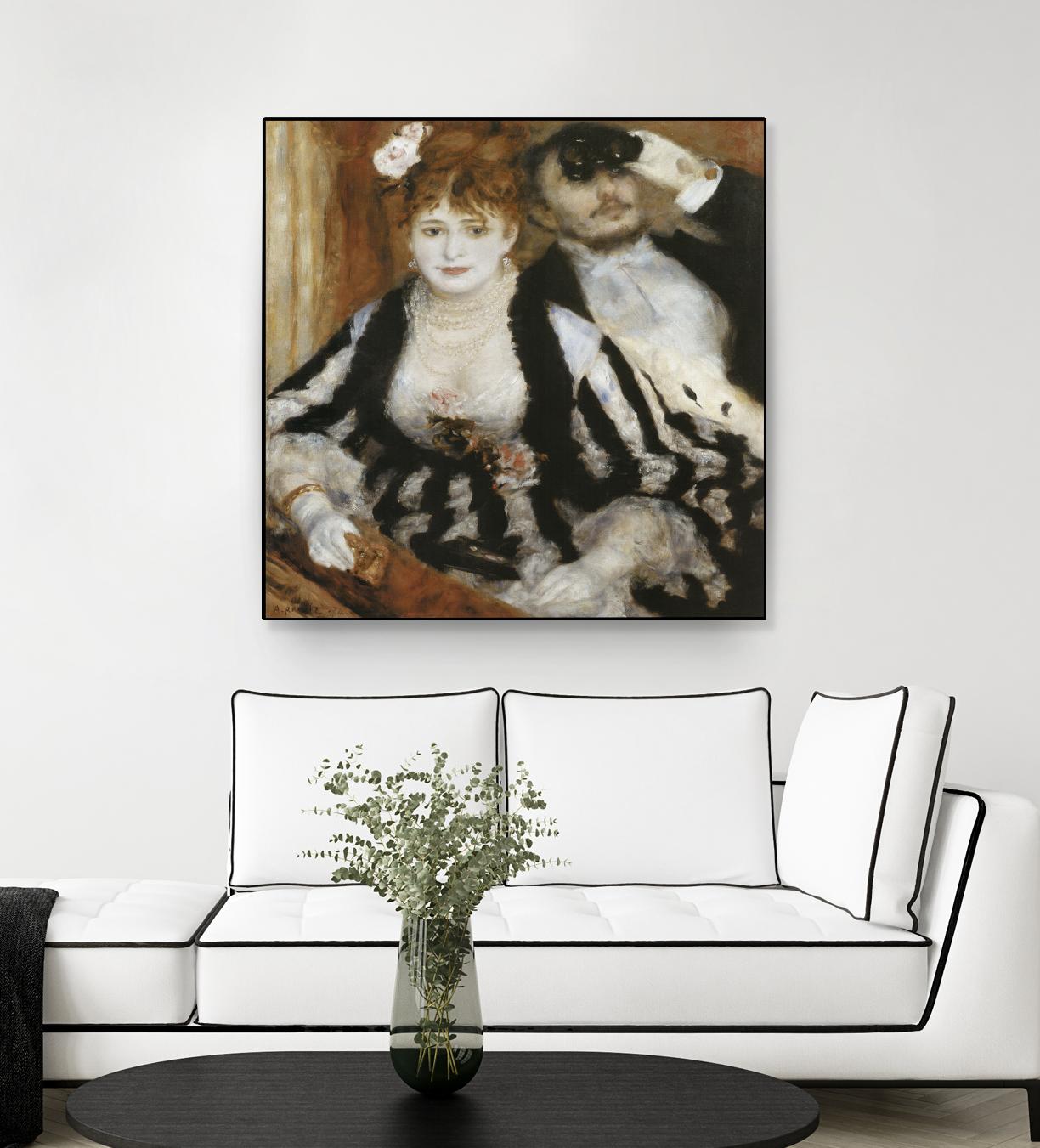 La Loge by Auguste Renoir on GIANT ART - beige figurative homme et femme