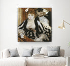 La Loge by Auguste Renoir on GIANT ART - beige figurative homme et femme