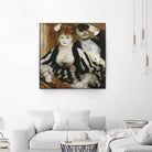 La Loge by Auguste Renoir on GIANT ART - beige figurative homme et femme