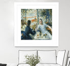 Le déjeuner au bord de la rivière by Auguste Renoir on GIANT ART - blue figurative homme et femme