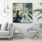 Le déjeuner au bord de la rivière by Auguste Renoir on GIANT ART - blue figurative homme et femme