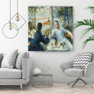 Le déjeuner au bord de la rivière by Pierre-Auguste Renoir on GIANT ART - blue figurative homme et femme