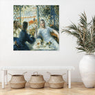 Le déjeuner au bord de la rivière by Pierre-Auguste Renoir on GIANT ART - blue figurative homme et femme