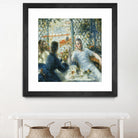 Le déjeuner au bord de la rivière by Auguste Renoir on GIANT ART - blue figurative homme et femme