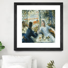 Le déjeuner au bord de la rivière by Auguste Renoir on GIANT ART - blue figurative homme et femme