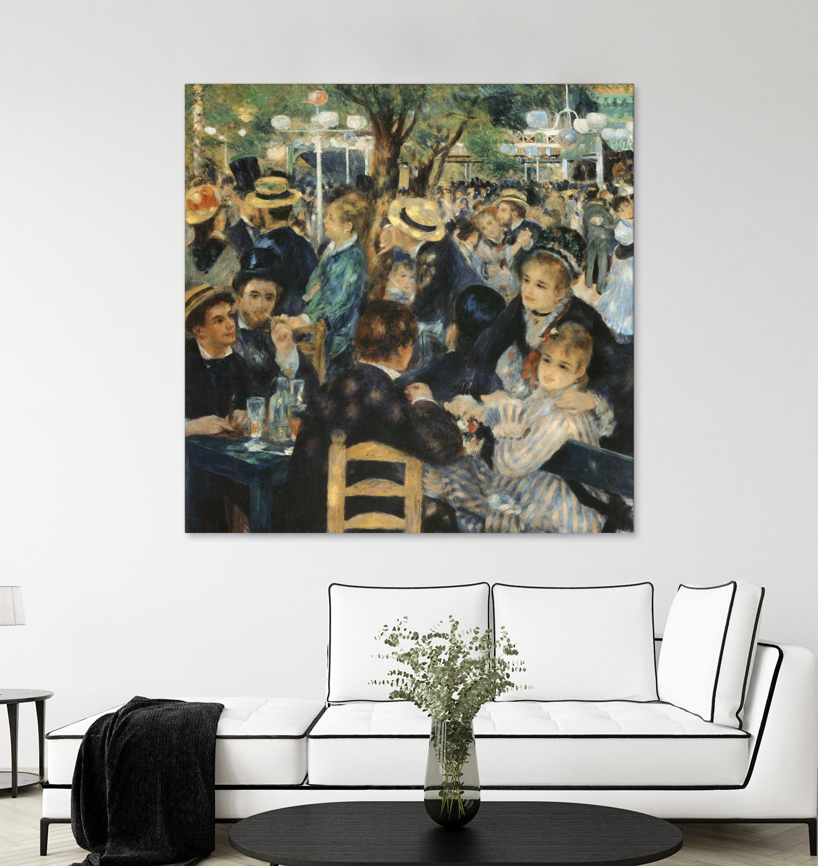 Au bal du moulin de la galette by Auguste Renoir on GIANT ART - beige figurative the party