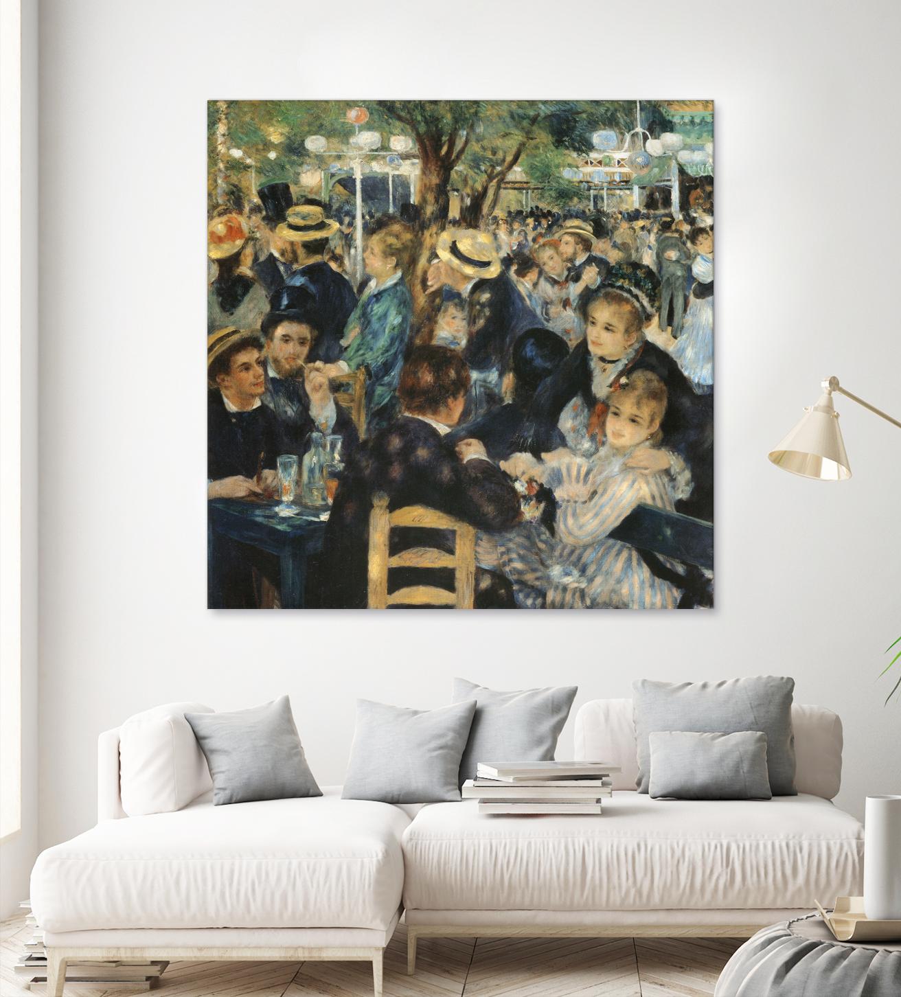 Au bal du moulin de la galette by Auguste Renoir on GIANT ART - beige figurative the party