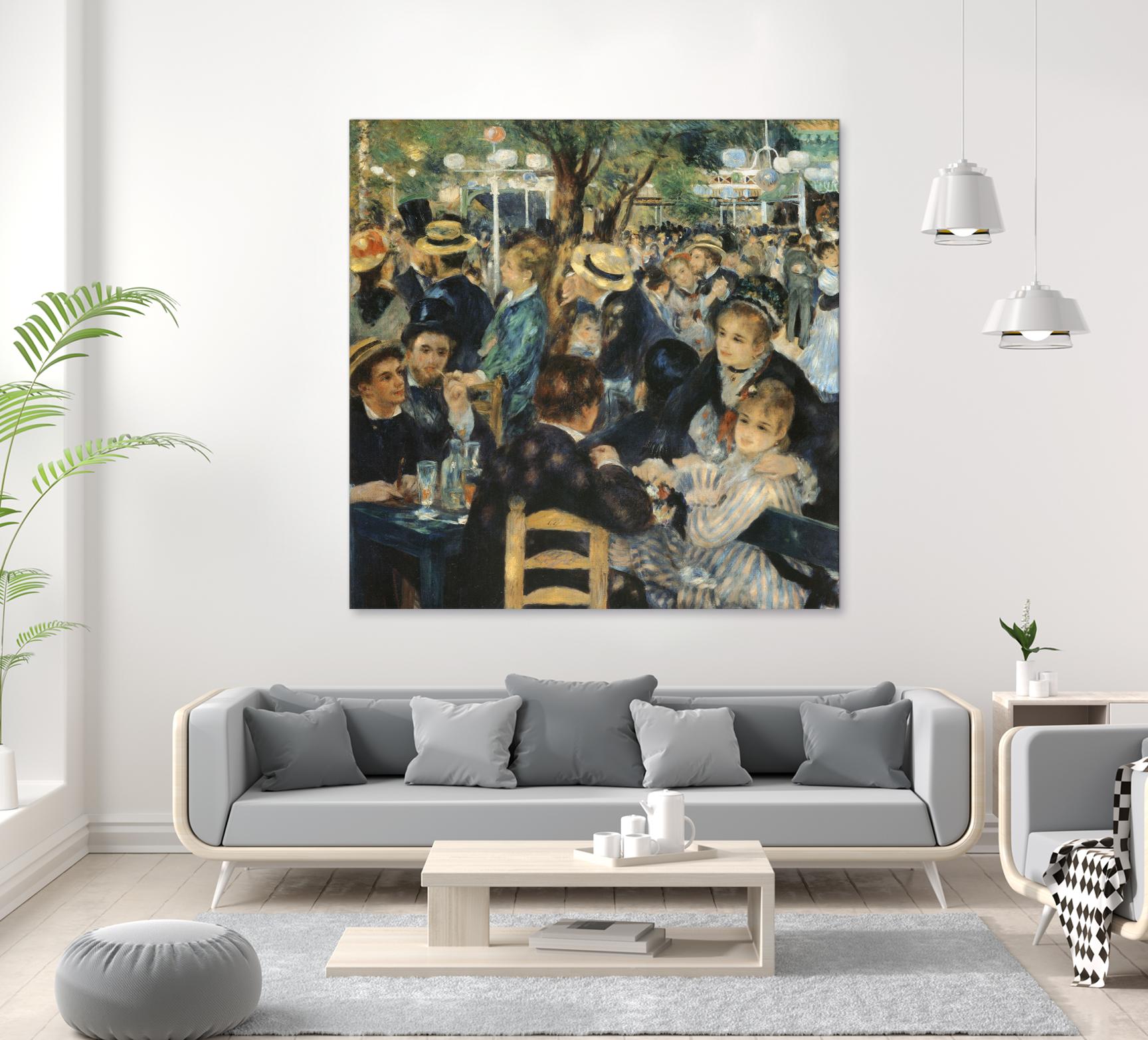 Au bal du moulin de la galette by Auguste Renoir on GIANT ART - beige figurative the party