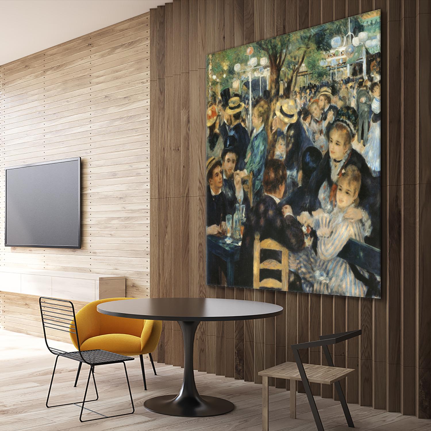 Au bal du moulin de la galette by Auguste Renoir on GIANT ART - beige figurative the party