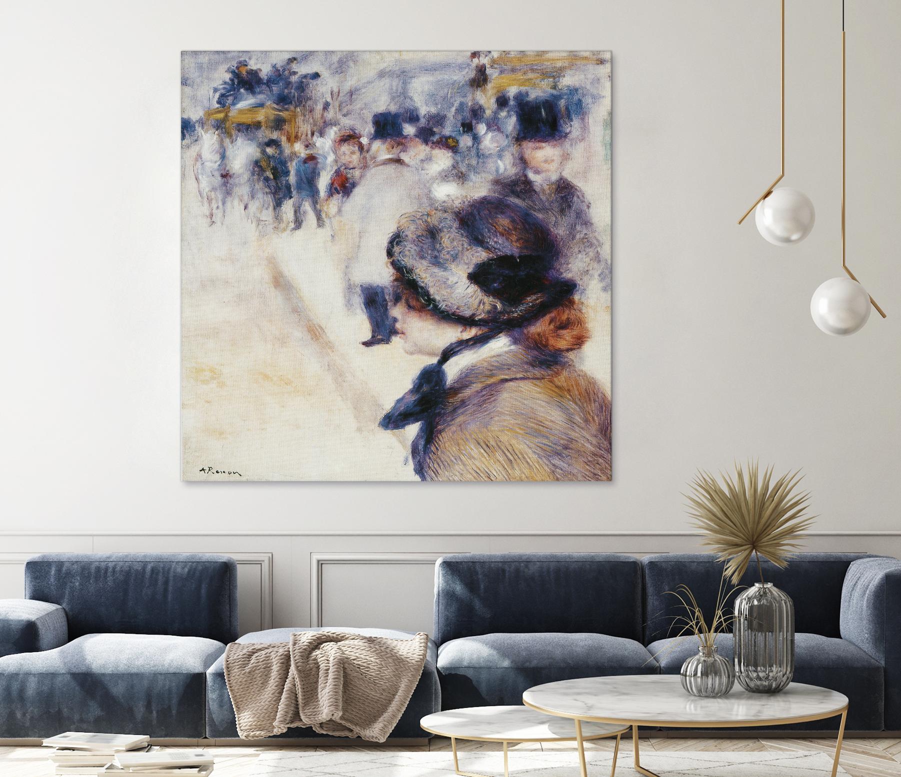 La Place Clichy by Auguste Renoir on GIANT ART - beige figurative renoir