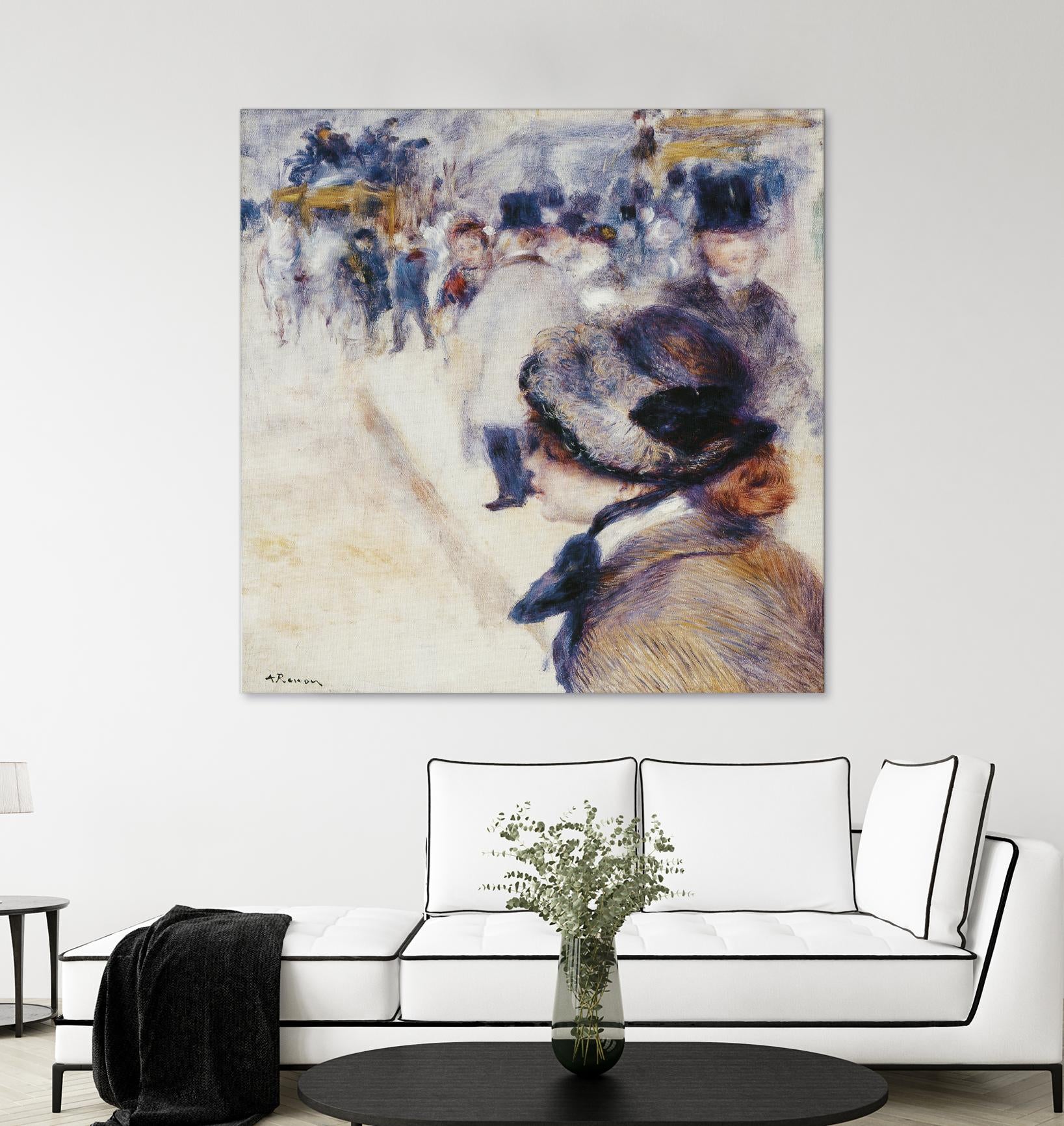 La Place Clichy by Auguste Renoir on GIANT ART - beige figurative renoir