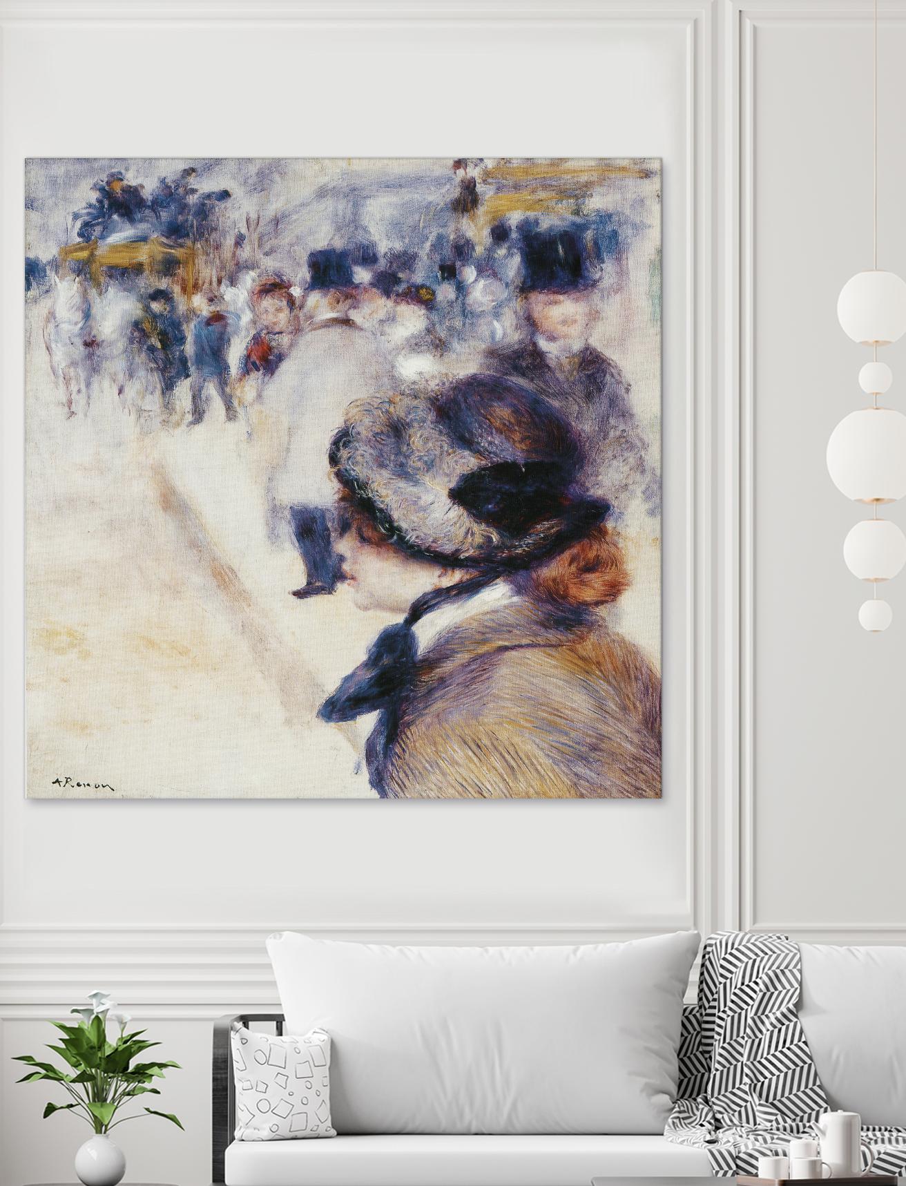 La Place Clichy by Auguste Renoir on GIANT ART - beige figurative renoir
