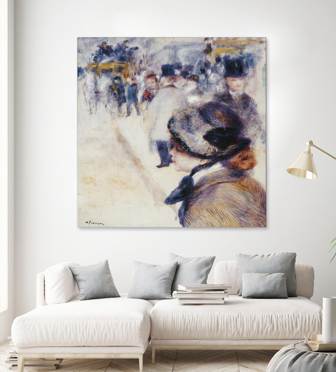La Place Clichy by Auguste Renoir on GIANT ART - beige figurative renoir