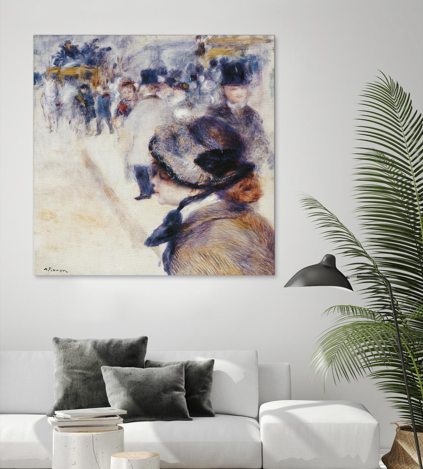 La Place Clichy by Auguste Renoir on GIANT ART - beige figurative renoir