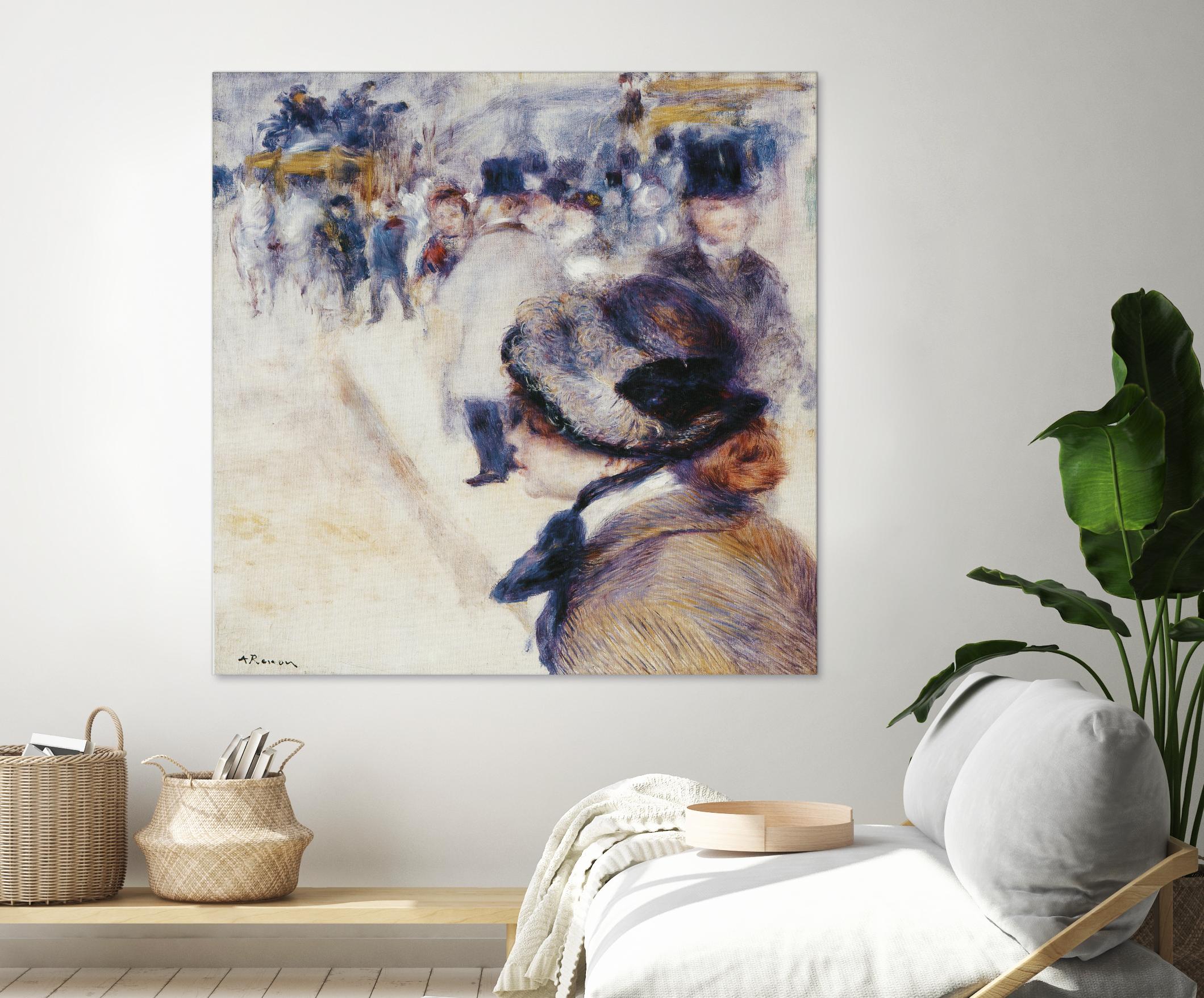 La Place Clichy by Auguste Renoir on GIANT ART - beige figurative renoir