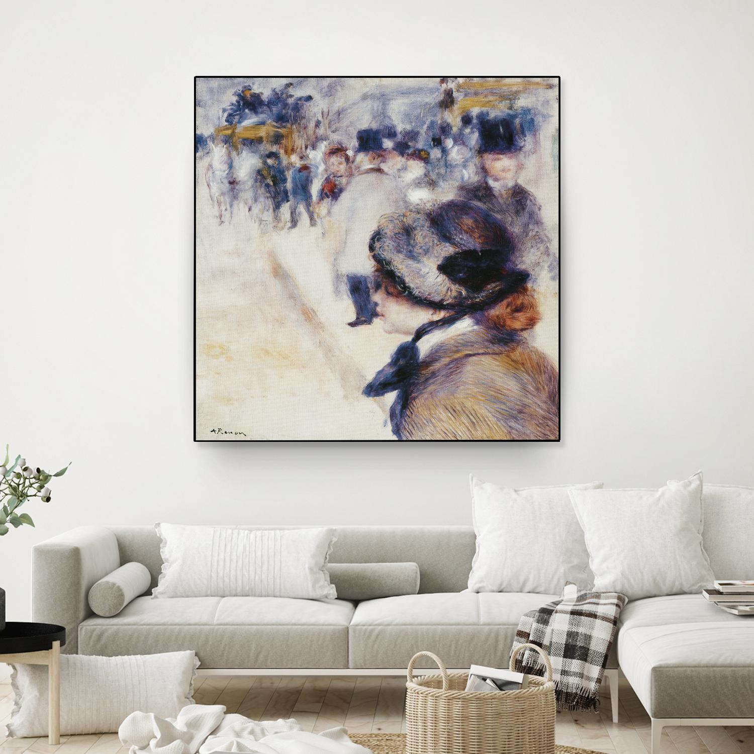 La Place Clichy by Auguste Renoir on GIANT ART - beige figurative renoir