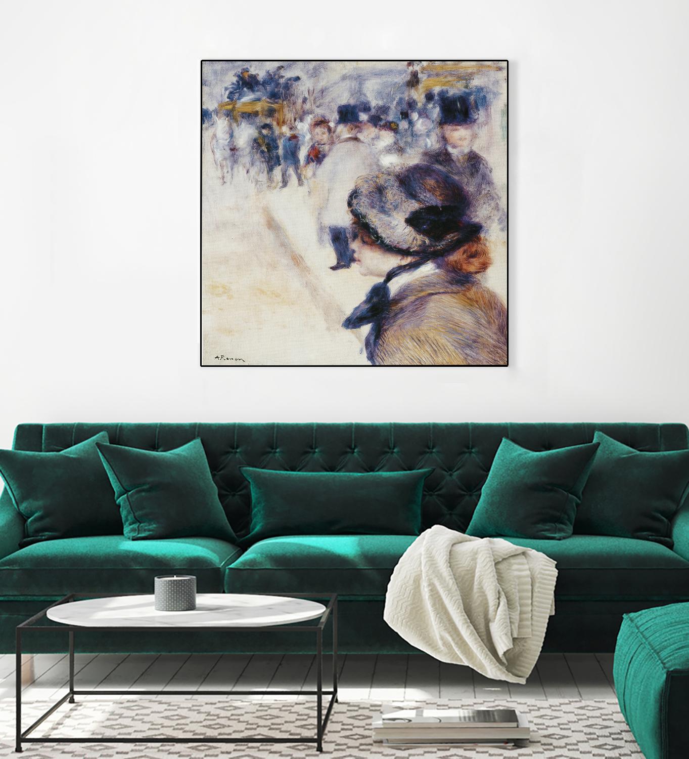 La Place Clichy by Auguste Renoir on GIANT ART - beige figurative renoir