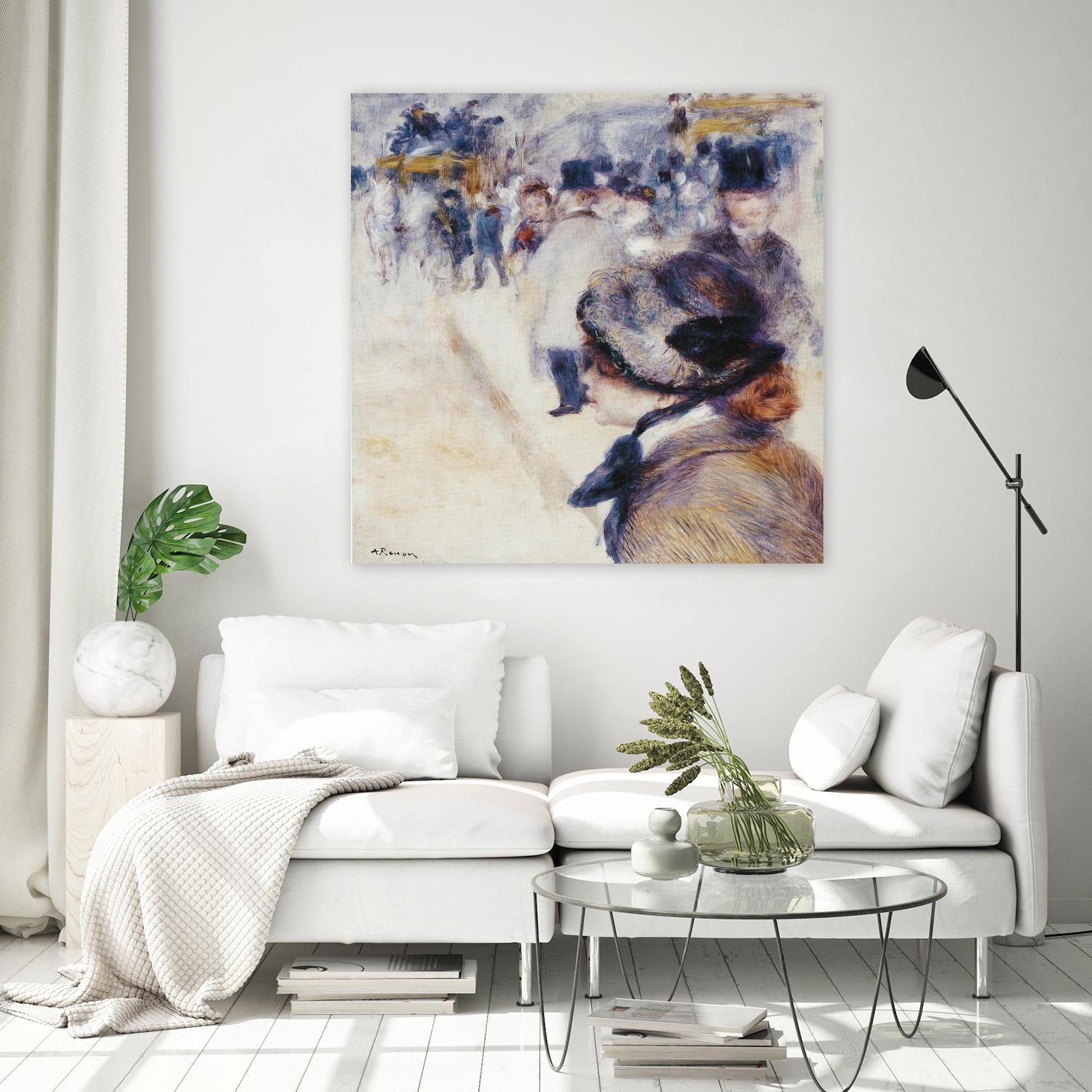 La Place Clichy by Pierre-Auguste Renoir on GIANT ART - beige figurative renoir