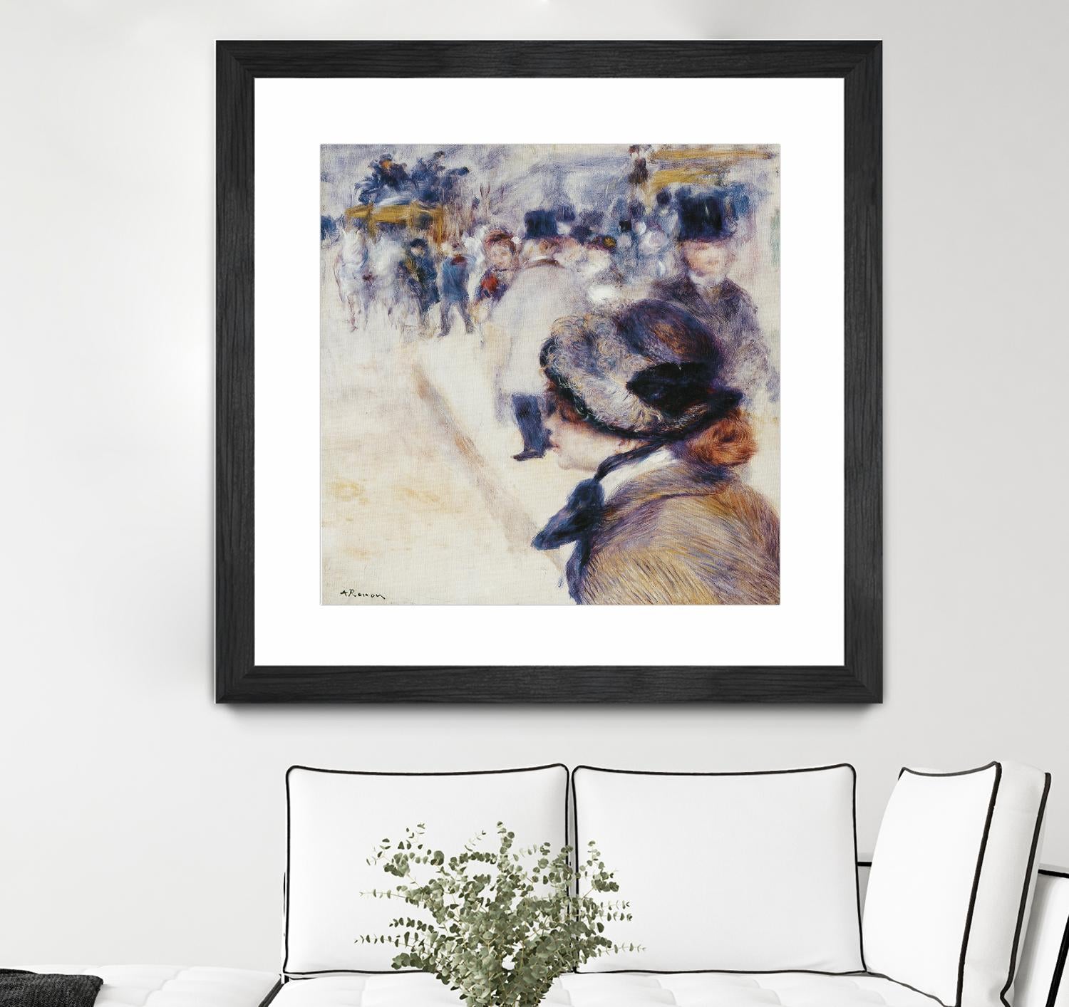 La Place Clichy by Auguste Renoir on GIANT ART - beige figurative renoir