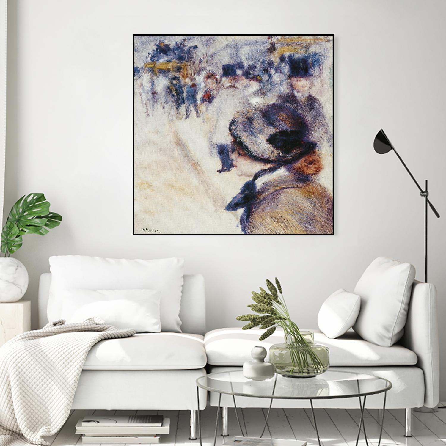 La Place Clichy by Auguste Renoir on GIANT ART - beige figurative renoir