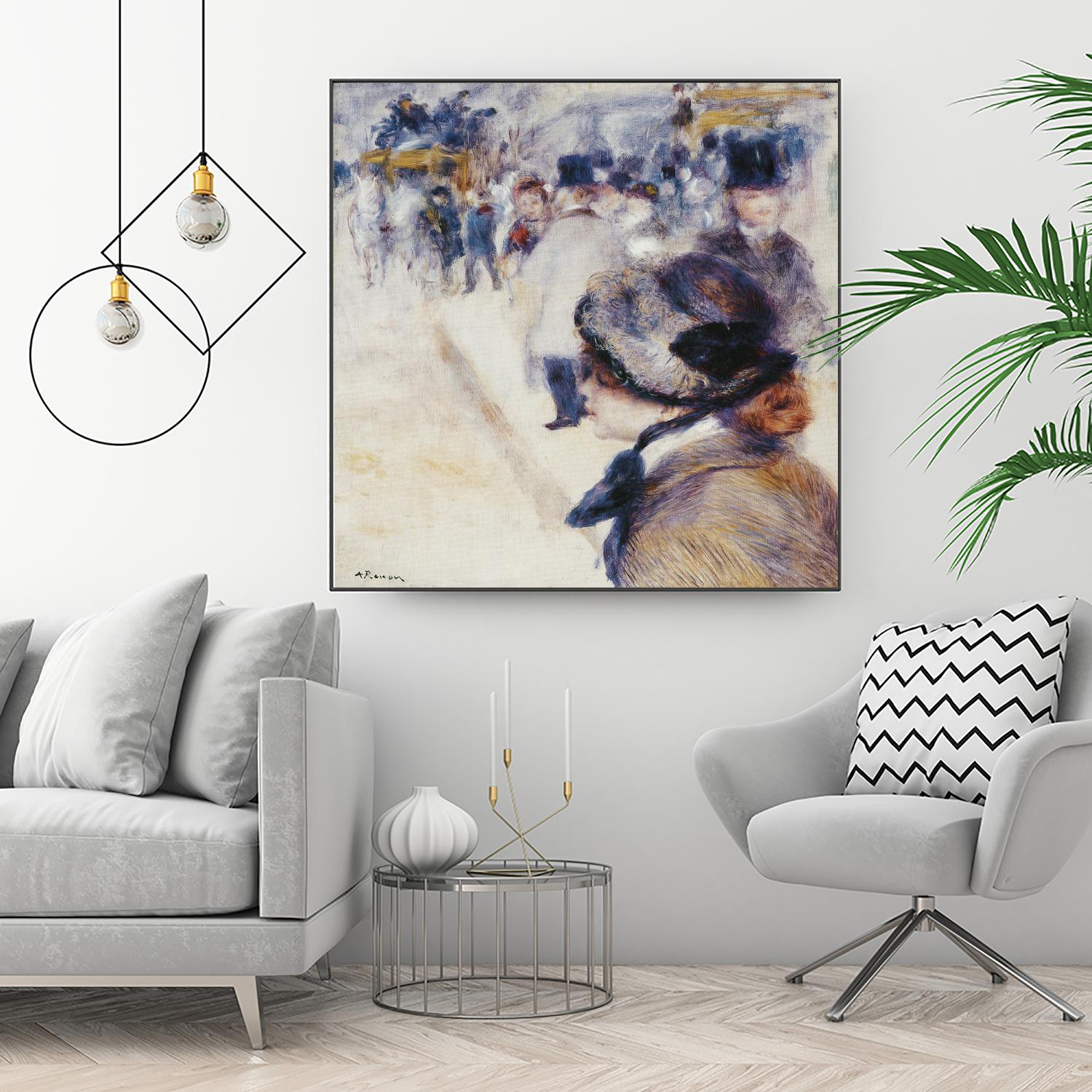 La Place Clichy by Auguste Renoir on GIANT ART - beige figurative renoir