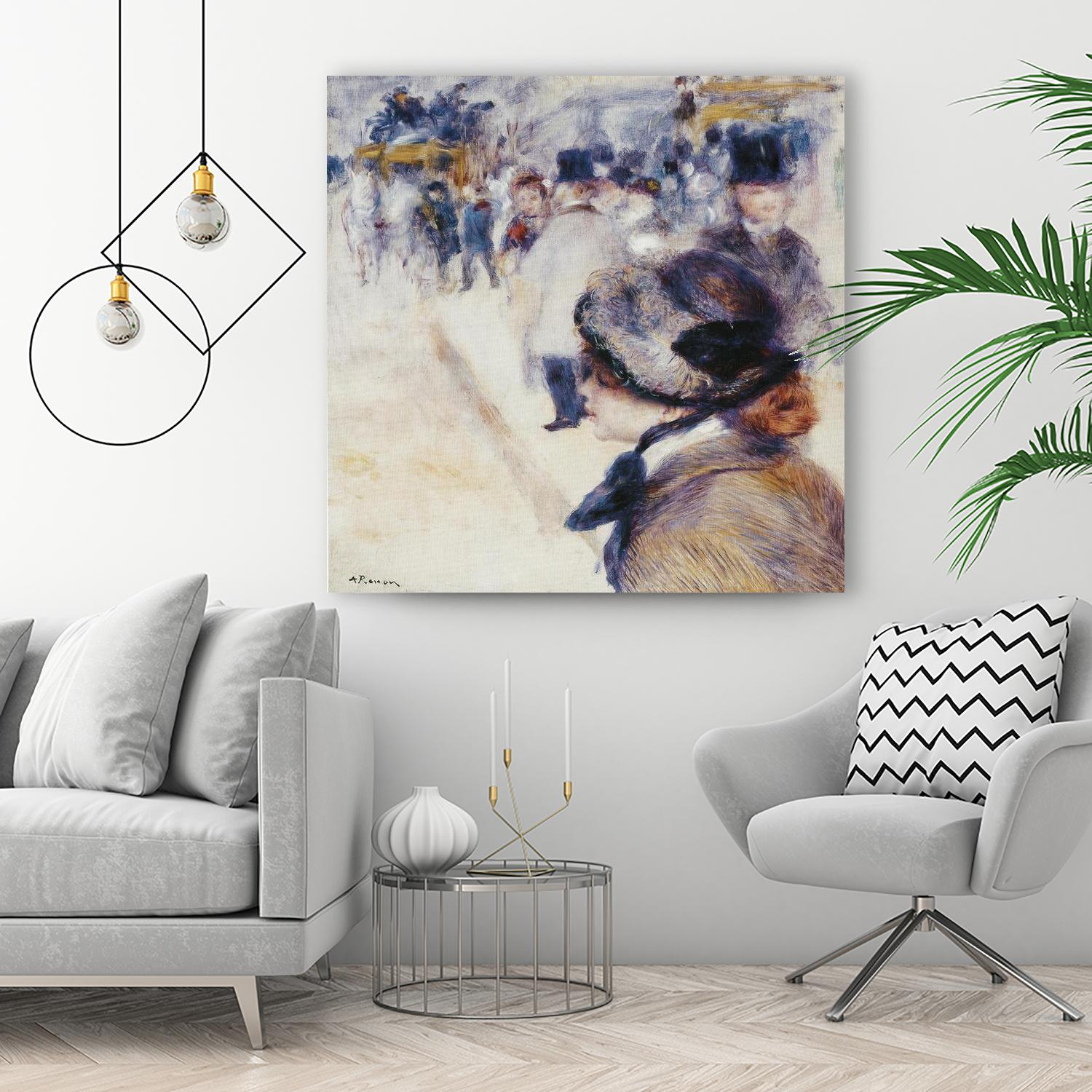 La Place Clichy by Pierre-Auguste Renoir on GIANT ART - beige figurative renoir