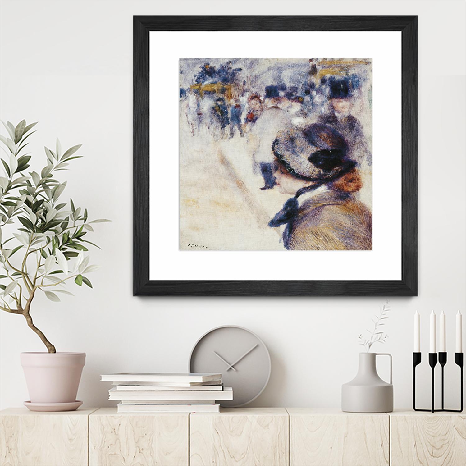 La Place Clichy by Auguste Renoir on GIANT ART - beige figurative renoir