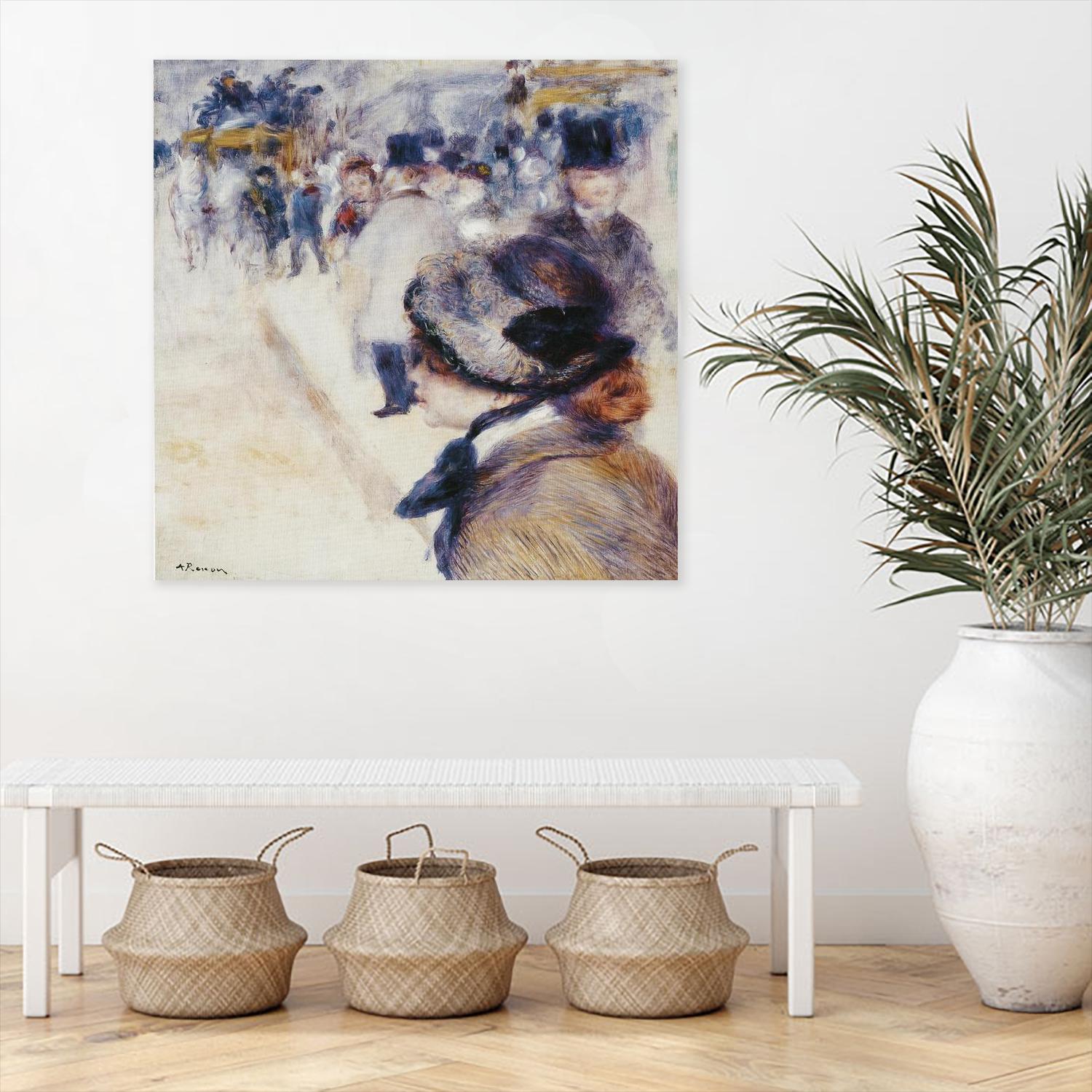 La Place Clichy by Pierre-Auguste Renoir on GIANT ART - beige figurative renoir