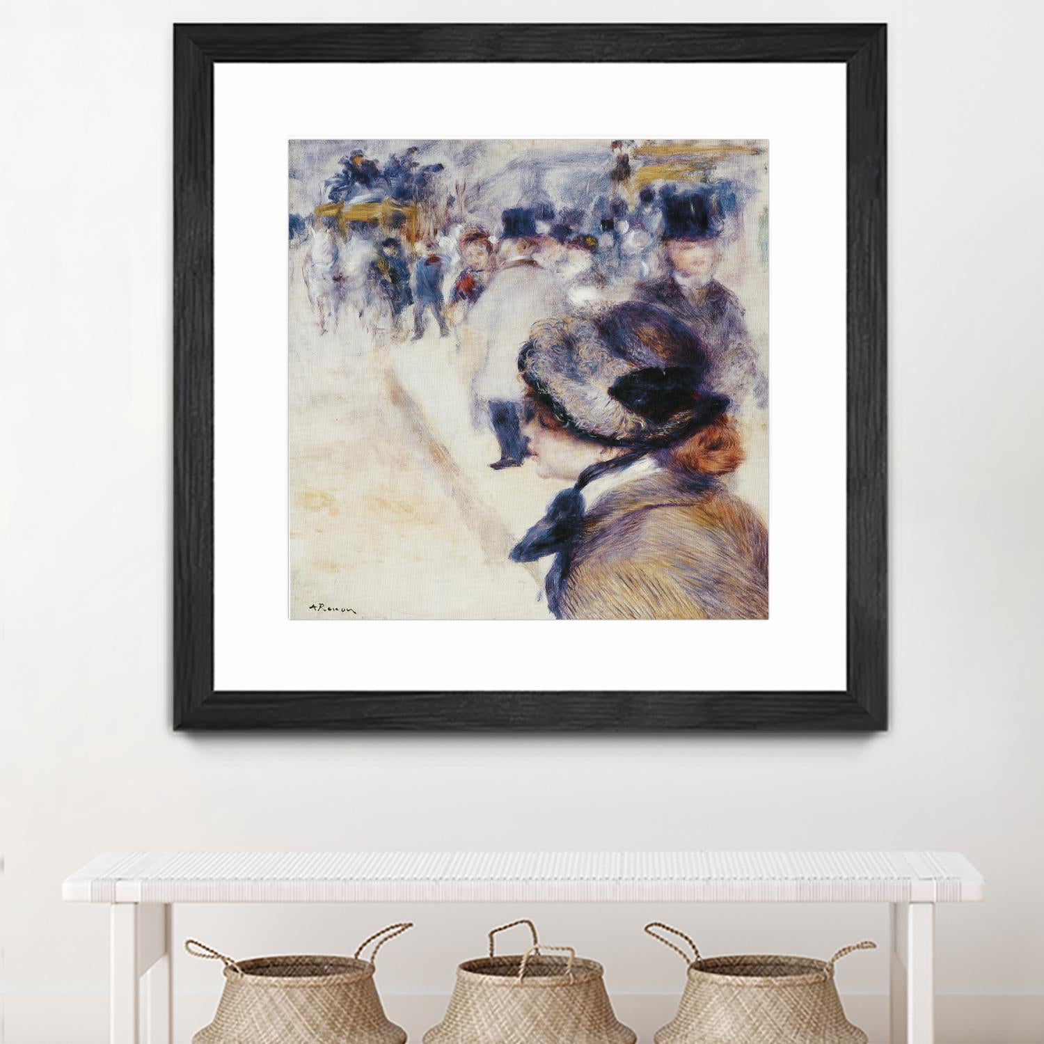 La Place Clichy by Auguste Renoir on GIANT ART - beige figurative renoir