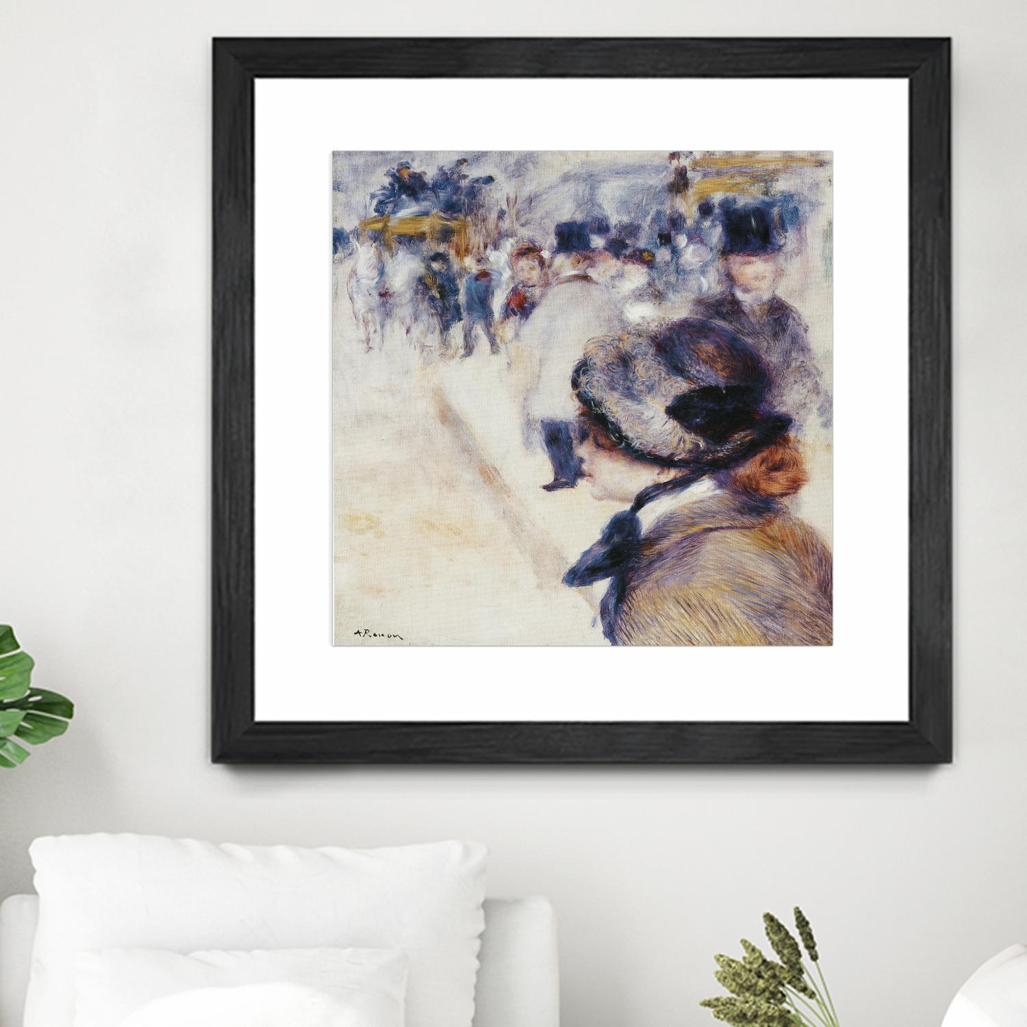 La Place Clichy by Auguste Renoir on GIANT ART - beige figurative renoir