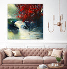 Voyage à 3 by Roland Palmaerts on GIANT ART - blue landscape