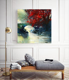 Voyage à 3 by Roland Palmaerts on GIANT ART - red landscape artistes du québec