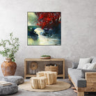 Voyage à 3 by Roland Palmaerts on GIANT ART - blue landscape