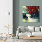 Voyage à 3 by Roland Palmaerts on GIANT ART - red landscape artistes du québec