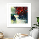 Voyage à 3 by Roland Palmaerts on GIANT ART - blue landscape