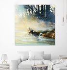 Ensemble by Roland Palmaerts on GIANT ART - blue landscape