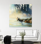 Ensemble by Roland Palmaerts on GIANT ART - blue landscape