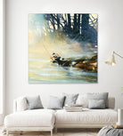 Ensemble by Roland Palmaerts on GIANT ART - blue landscape