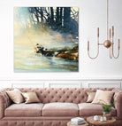 Ensemble by Roland Palmaerts on GIANT ART - blue landscape