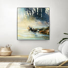 Ensemble by Roland Palmaerts on GIANT ART - blue landscape