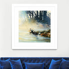 Ensemble by Roland Palmaerts on GIANT ART - blue landscape