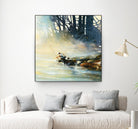 Ensemble by Roland Palmaerts on GIANT ART - blue landscape