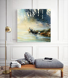 Ensemble by Roland Palmaerts on GIANT ART - blue landscape