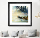 Ensemble by Roland Palmaerts on GIANT ART - blue landscape