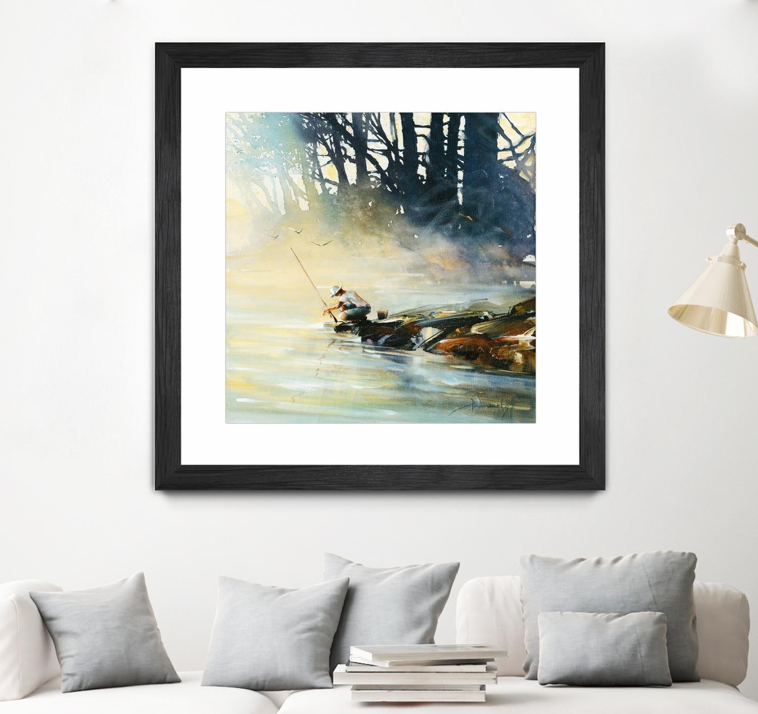 Ensemble by Roland Palmaerts on GIANT ART - blue landscape