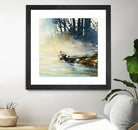 Ensemble by Roland Palmaerts on GIANT ART - blue landscape