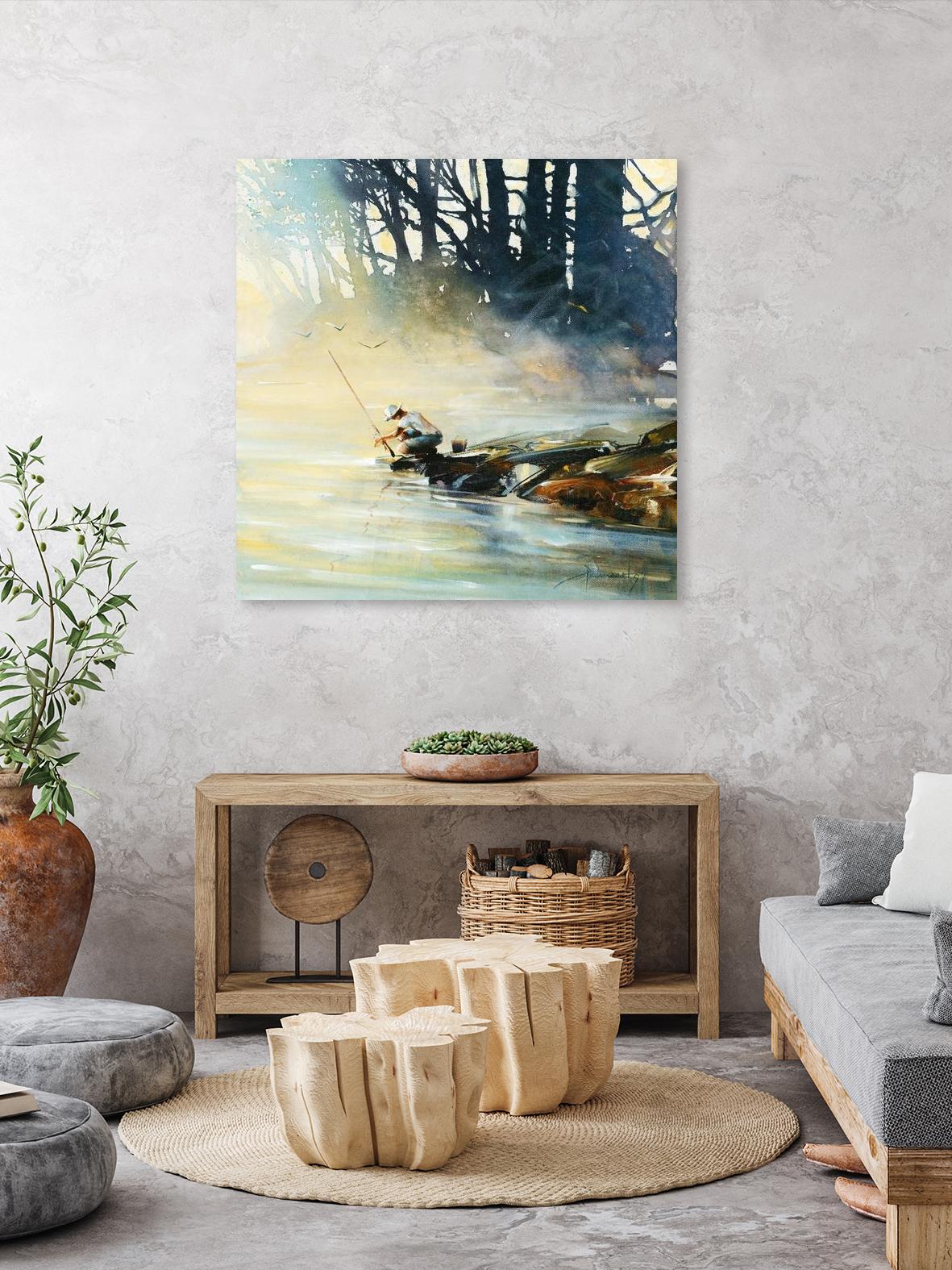 Ensemble by Roland Palmaerts on GIANT ART - blue landscape